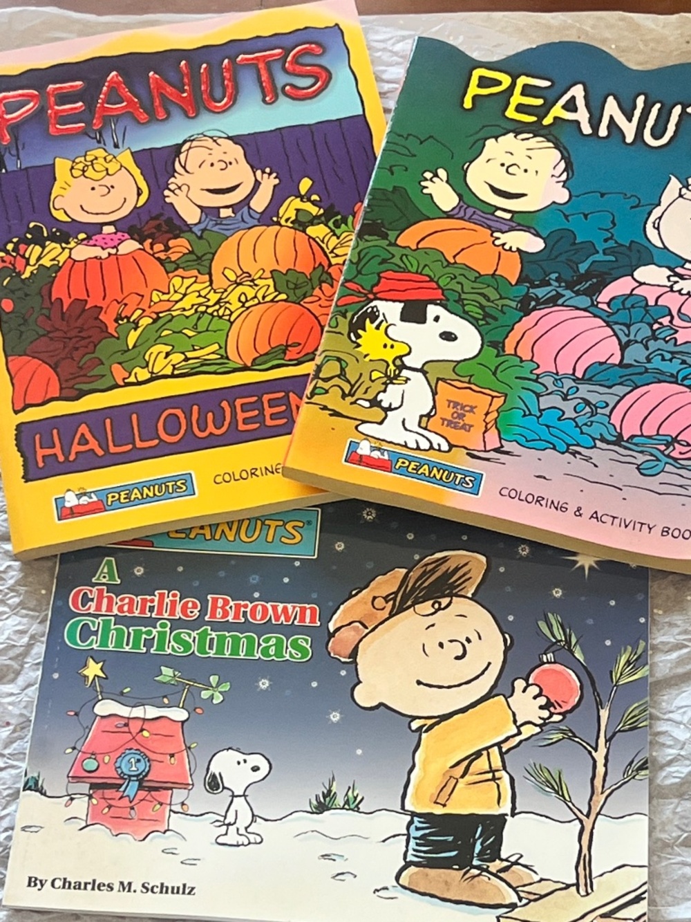 BUNDLE Vintage Peanuts Snoopy Charlie Brown Books , 3 Books for $ of 1